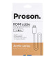 Proson Arctic Series HDMI Cable - Kabel HDMI 2.1 Ultra High Speed z Ethernet 48 Gbps 8K/60Hz 2m