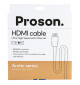 Proson Arctic Series HDMI Cable - Kabel HDMI 2.1 Ultra High Speed z Ethernet 48 Gbps 8K/60Hz 4m