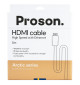 Proson Arctic Series HDMI Cable - Kabel HDMI 2.0 High Speed z Ethernet 18 Gbps 4K/60Hz 5m