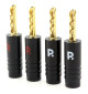 Proson Arctic Series Banana Plug - Wtyki głośnikowe bananowe - 4 sztuki