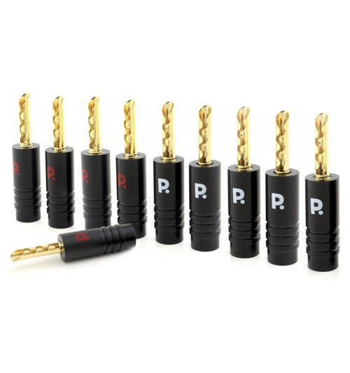 Proson Arctic Series Banana Plug - Wtyki głośnikowe bananowe - 10 sztuk
