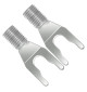 WireWorld Silver Spade - Wymienne posrebrzane wtyki głośnikowe typu widełki do mocowania Uni-Term - 2 sztuki