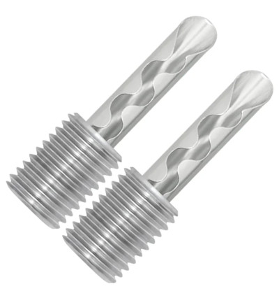 WireWorld Silver Banana - Wymienne posrebrzane wtyki głośnikowe bananowe do mocowania Uni-Term - 2 sztuki