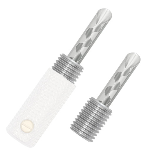 WireWorld Silver Banana - Wymienne posrebrzane wtyki głośnikowe bananowe do mocowania Uni-Term - 2 sztuki