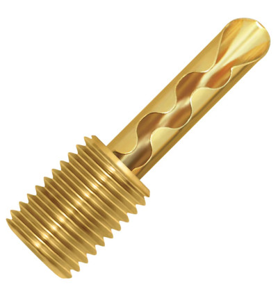 WireWorld Gold Banana - Wymienny pozłacany wtyk głośnikowy bananowy do mocowania Uni-Term