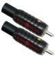 WireWorld Silver-Tube™ Reference RCA Plug 11mm - Wymienne posrebrzane wtyki RCA - 2 sztuki
