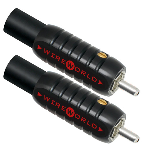WireWorld Silver-Tube™ Reference RCA Plug 11mm - Wymienne posrebrzane wtyki RCA - 2 sztuki