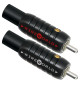 WireWorld Silver-Tube™ Reference RCA Plug 11mm - Wymienne posrebrzane wtyki RCA - 2 sztuki