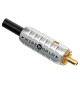 WireWorld Gold-Tube™ RCA Plug 6.5mm - Wymienny pozłacany wtyk RCA