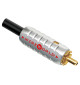 WireWorld Gold-Tube™ RCA Plug 6.5mm - Wymienne pozłacane wtyki RCA - 2 sztuki