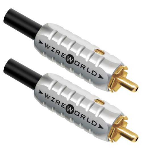 WireWorld Gold-Tube™ RCA Plug 6.5mm - Wymienne pozłacane wtyki RCA - 2 sztuki