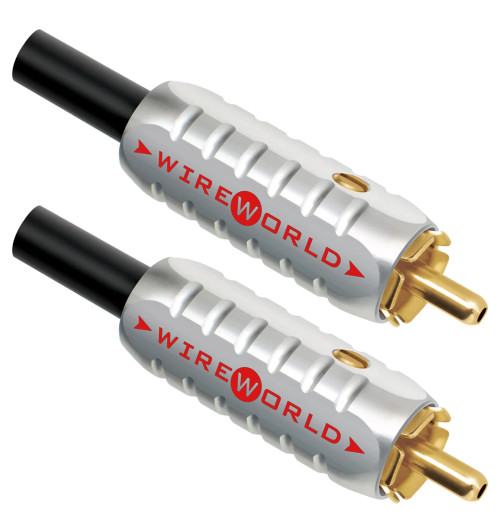 WireWorld Gold-Tube™ RCA Plug 6.5mm - Wymienne pozłacane wtyki RCA - 2 sztuki