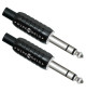 WireWorld Phone Plug 6.3mm Stereo Nickel - Wymienne niklowane wtyki 6.3mm Stereo Jack - 2 sztuki