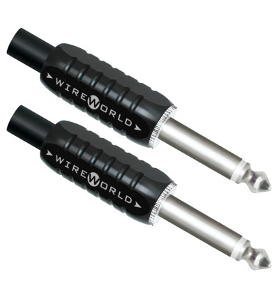 WireWorld Phone Plug 6.3mm Mono Nickel - Wymienne niklowane wtyki 6.3mm Mono Jack - 2 sztuki