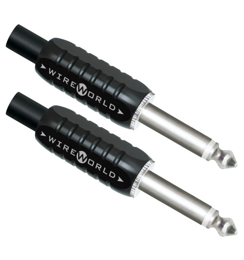 WireWorld Phone Plug 6.3mm Mono Nickel - Wymienne niklowane wtyki 6.3mm Mono Jack - 2 sztuki