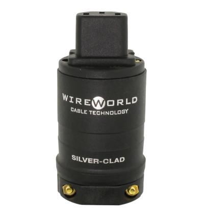 WireWorld Silver-Clad Copper IEC Plug 15A - Wymienny posrebrzany wtyk zasilający IEC C13 15A/250V