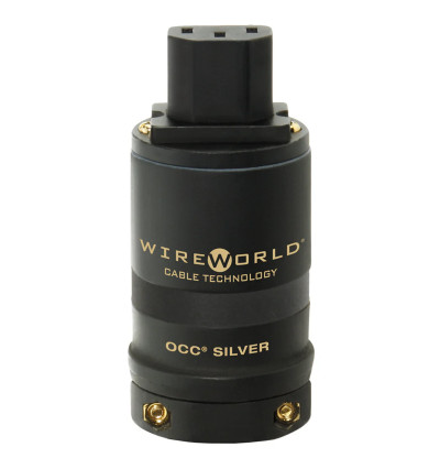 WireWorld OCC Silver-Clad Copper IEC Plug 15A - Wymienny posrebrzany wtyk zasilający IEC C13 15A/250V
