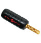 WireWorld Banana Plug Set - Wymienny pozłacany wtyk głośnikowy bananowy z obudową