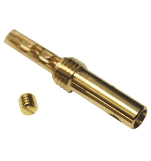 WireWorld Banana Plugs - Wymienne pozłacane wtyki głośnikowe bananowe bez obudowy - 2 sztuki