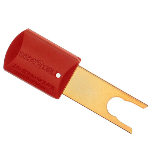 WireWorld Insta-Wire Gold Spades - Wymienny pozłacany wtyk głośnikowy typu widełki
