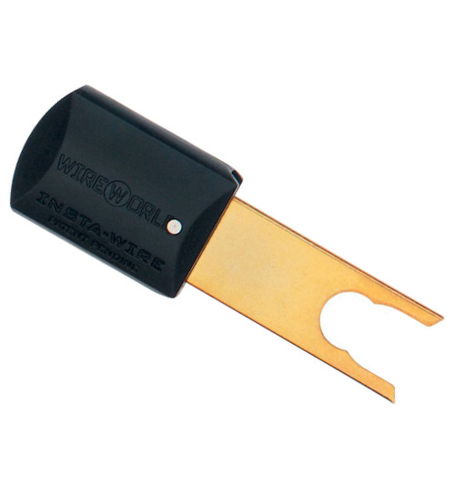 WireWorld Insta-Wire Gold Spades - Wymienne pozłacane wtyki głośnikowe typu widełki - 2 sztuki