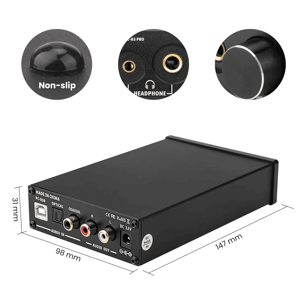 Niski poziom zniekształceń i wysoki SNR