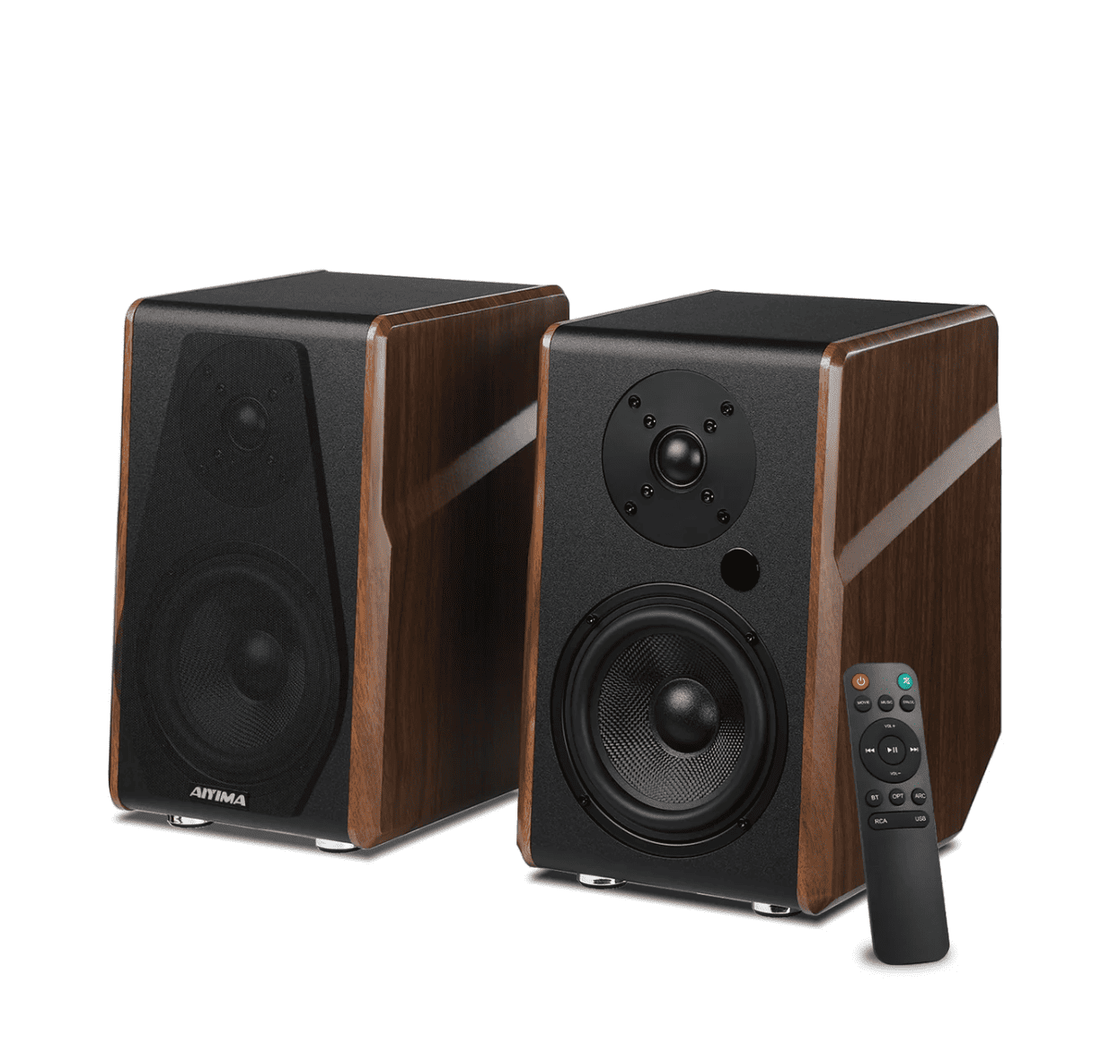 Stylowa drewniana obudowa AIYIMA S700