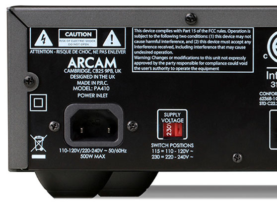 Arcam PA410 - cecha 2
