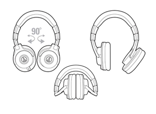 Audio-Technica ATH-M40X - cecha 2