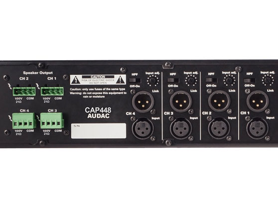 Audac CAP448 - cecha 2