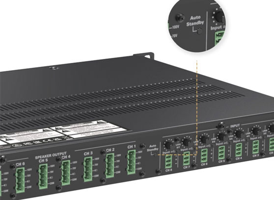 Audac CEP408 - cecha 2