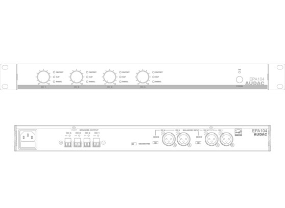 Audac EPA104 - cecha 1