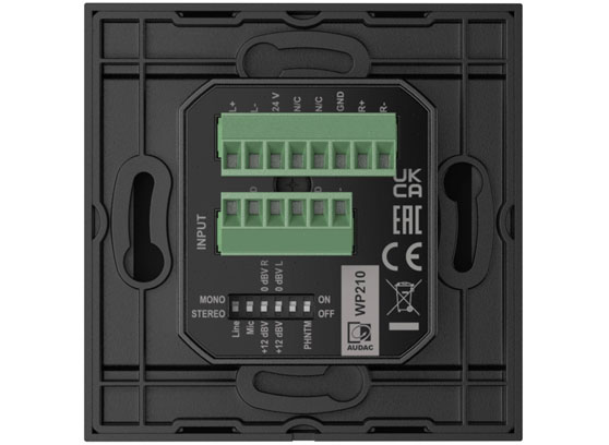 Audac WP210 - cecha 1