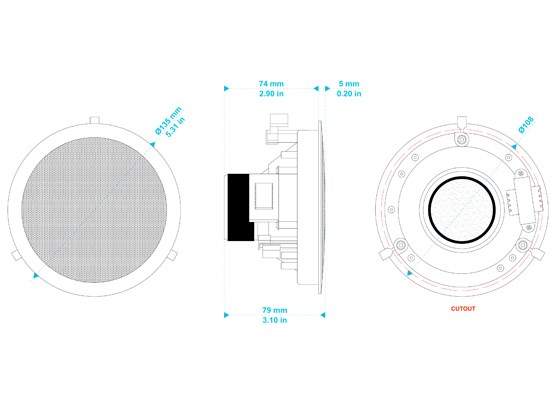 Biamp CM4T - cecha 1