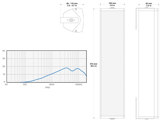 Biamp Desono COLW81 - cecha 1