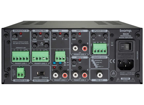 Biamp MA30 - cecha 3