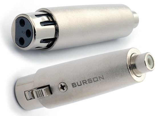 Burson Audio XLR-RCA - cecha 1