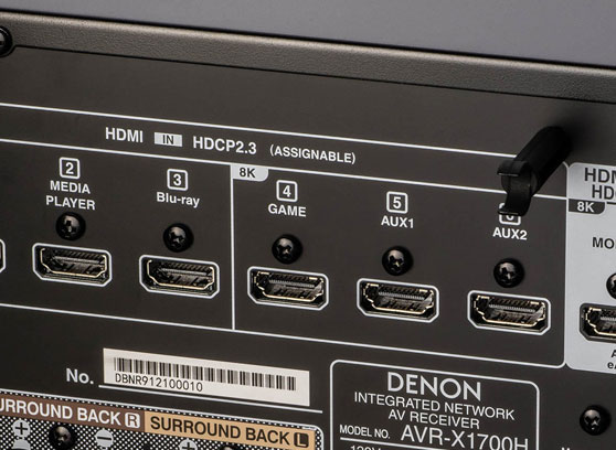 Denon AVR-X1700H - cecha 3