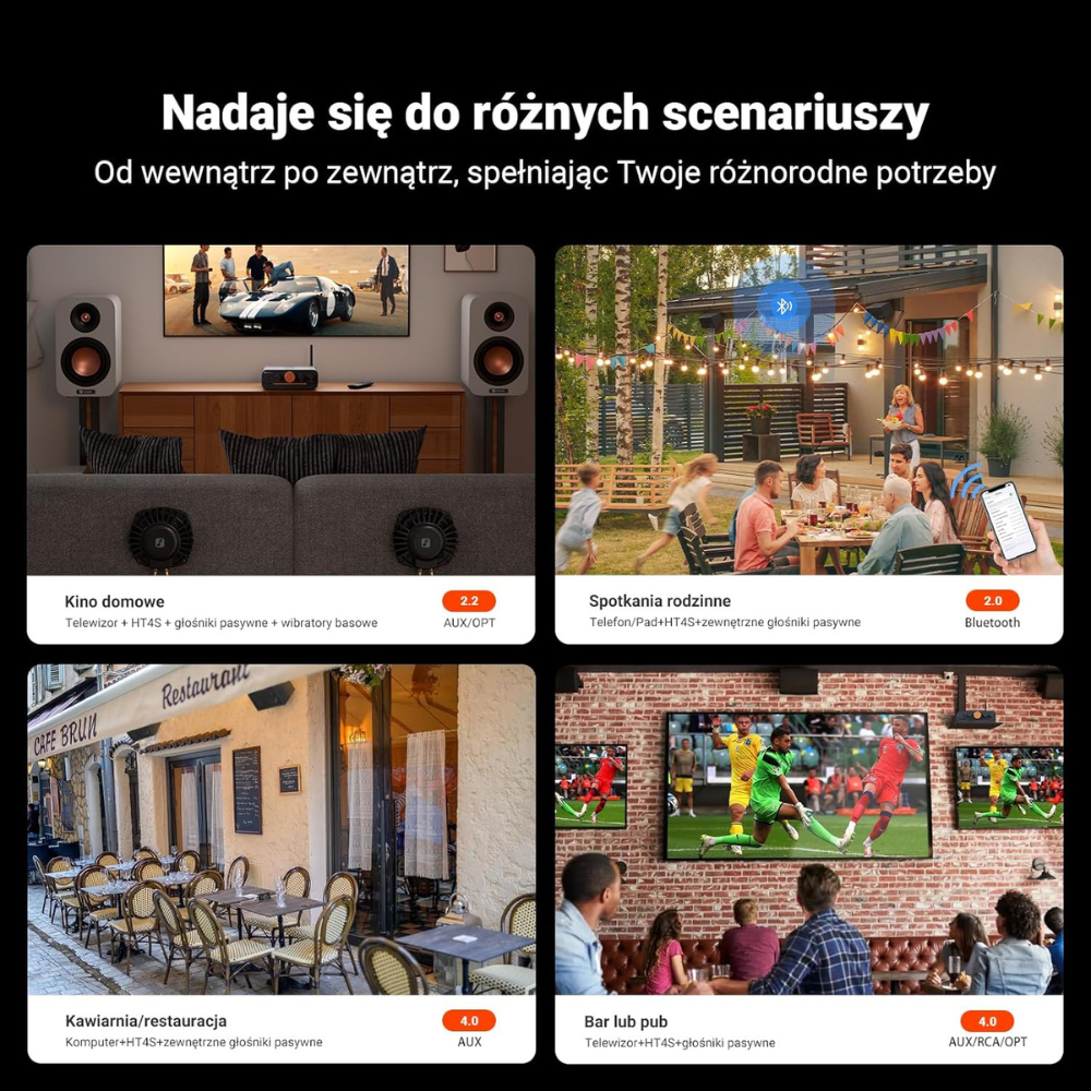 Pilot i regulacje tonów w HT4S