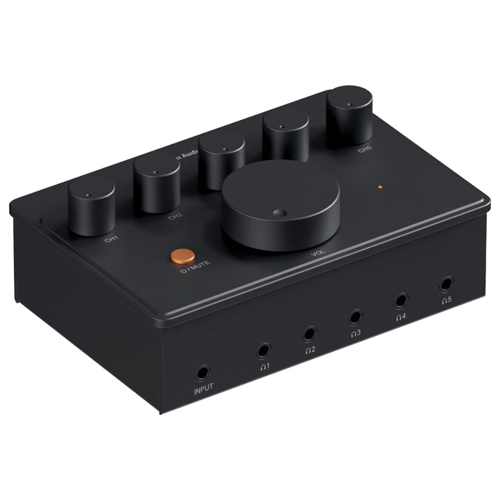 Pro Splitter Amp - pięć wyjść słuchawkowych