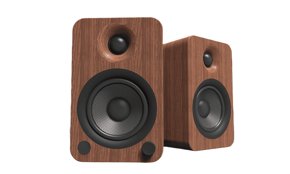 Łączność Bluetooth aptX i wielorakie wejścia Kanto YU4