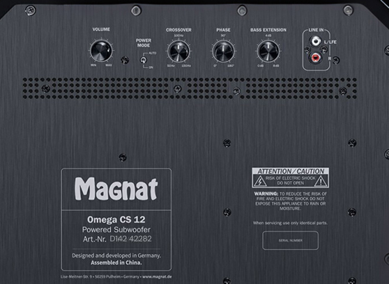 Magnat Omega CS 12 - cecha 1