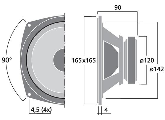 Monacor SPH-165CP - cecha1