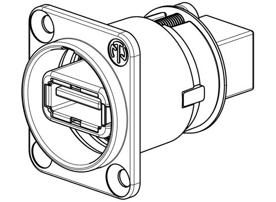 Neutrik NAUSB-W - cecha 1