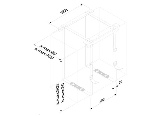 Neomounts CPU-D025BLACK - cecha 1