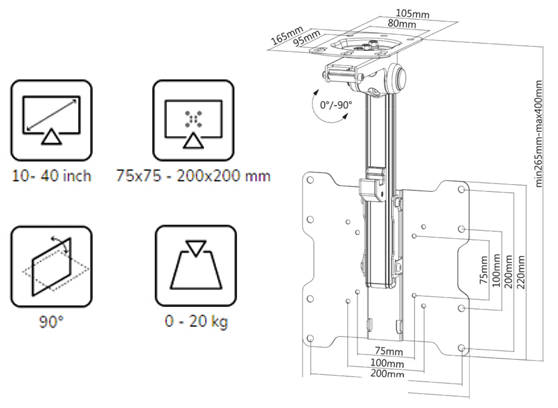 Neomounts FPMA-C020 - cecha 2