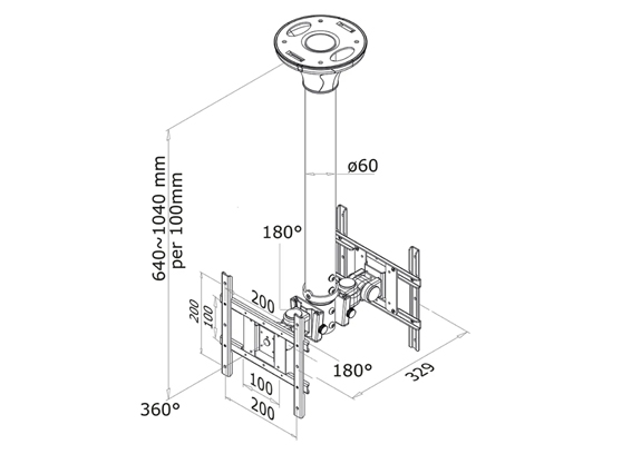 Neomounts FPMA-C200D - cecha 2