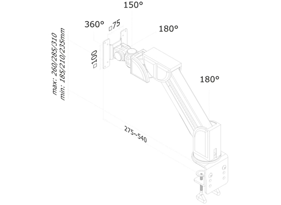 Neomounts FPMA-D600 - cecha 1