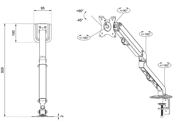 Neomounts FPMA-D650 - cecha 1