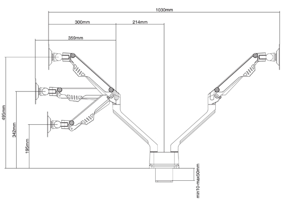 Neomounts FPMA-D750D - cecha 1